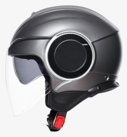 Matt Grey Agv Orbyt Open Face Motorbike Motorcycle - Helmet Agv Orbyt Matt, HD Png Download, Transparent PNG