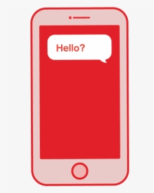 Texting In Crisis Line - Phone Text, HD Png Download, Transparent PNG