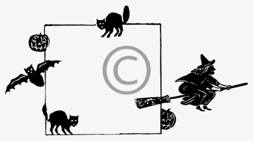 Clipart Picture Frame Halloween, HD Png Download, Transparent PNG