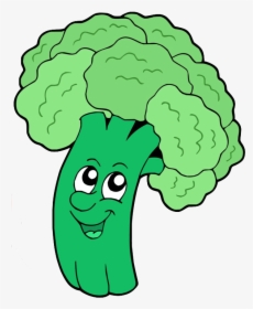 Vegetable Clipart Celery - Cute Broccoli With Transparent Background Png, Png Download, Transparent PNG