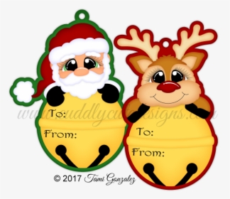 Bell Christmas Tags Clipart, HD Png Download, Transparent PNG
