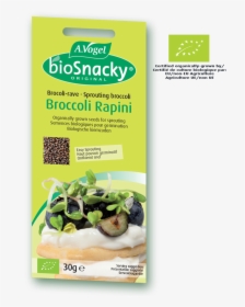 Biosnacky® Broccoli Rapini Sprouting Seeds - Vogel Bio Snacky Broccoli, HD Png Download, Transparent PNG