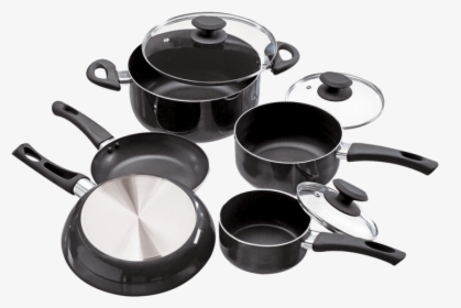Grey Cookware Set With Pots And Pans - Sauté Pan, HD Png Download, Transparent PNG
