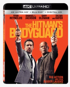 The Hitman S Bodyguard 4k Ultra Hd/blu-ray/digital - Hitman's Bodyguard 4k Blu Ray, HD Png Download, Transparent PNG