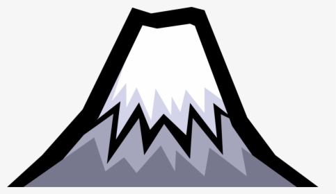 Transparent Mountain Peak Png - Mt Fuji Clipart, Png Download, Transparent PNG
