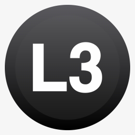 Playstation Button L3 - Ps4 L3 Button Icon, HD Png Download, Transparent PNG