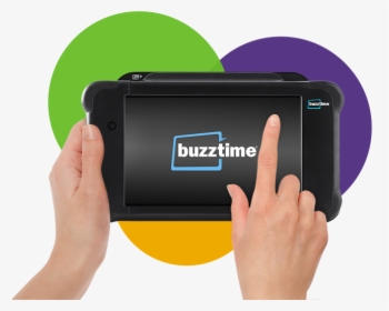 Home 01 Hands Tablet - Buzztime Tablet, HD Png Download, Transparent PNG