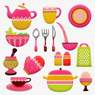 Pots And Pans, Kitchen Utensils, Cooking, Chef, Pot - お 皿 イラスト おしゃれ, HD Png Download, Transparent PNG