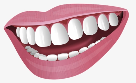Illustration, Mouth, Smile, Lips, Teeth, Face, Woman - Tongue, HD Png Download, Transparent PNG