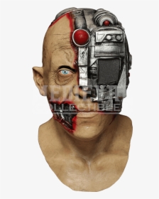 Hd Item Mask Free - Cyborg Face Png, Transparent Png, Transparent PNG
