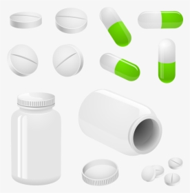 Dietary Supplement Bottle Tablet - Homoeopathic Medicine Bottles Clipart, HD Png Download, Transparent PNG