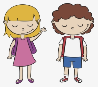 Clip Art New Student Clipart - Two Students Clipart, HD Png Download, Transparent PNG