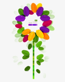 Flower Art Illustration - Vector Graphics, HD Png Download, Transparent PNG