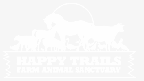 Happy Trails Farm Animal Sanctuary - Farm Animals Logo, HD Png Download, Transparent PNG