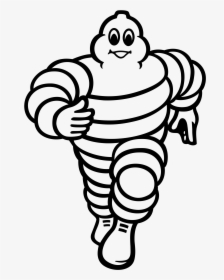 Michelin Logo Png Transparent - Michelin Man Sticker, Png Download, Transparent PNG