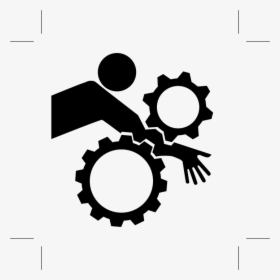 Gears, Injury, Warning, Attention, Black, Sign, Symbol - Inclusive Leadership, HD Png Download, Transparent PNG