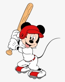 Mickey Mouse Baseball Clipart, HD Png Download, Transparent PNG