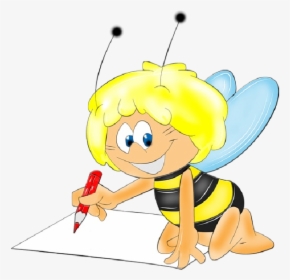 Cartoon Bee, Cute Cartoon, Bee Clipart, Bee Free, Busy - Cartoon, HD Png Download, Transparent PNG