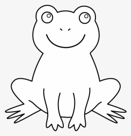 Frog Clipart Printable Free - Frog Outline No Background, HD Png Download, Transparent PNG
