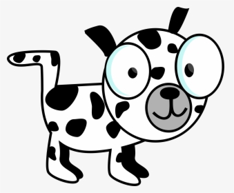 Dalmatian Dawg Clip Arts - Dog Clip Art Black And White, HD Png Download, Transparent PNG