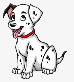 Transparent 101 Dalmatians Png - Dalmatian Dog Drawing, Png Download, Transparent PNG