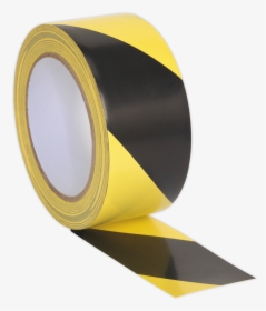 Hazard Warning Tape 50mm X 33m Black/yellow - Circle, HD Png Download ...