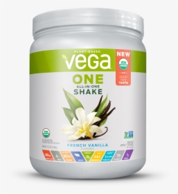 Vega One Organic All In One Plant Protein Powder, French - Vega One Protein Vanilla, HD Png Download, Transparent PNG