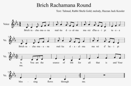 Transparent Rosh Hashanah Png - Sheet Music, Png Download, Transparent PNG