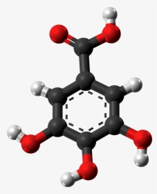 Gallic Acid Molecule Ball From Xtal - Toluène Définition, HD Png Download, Transparent PNG