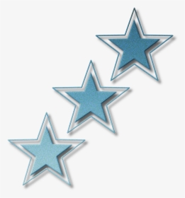 Glitter Star Clipart - Blue Glitter Stars Png, Transparent Png, Transparent PNG
