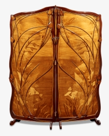 French Art Nouveau Room Screen - Art Nouveau Furniture, HD Png Download, Transparent PNG