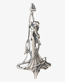 Art Nouveau Goddess Dangle Pendant - Illustration, HD Png Download, Transparent PNG