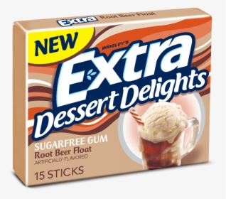 Root Beer Float Sugarfree Gum - Extra Gum Dessert Delights, HD Png Download, Transparent PNG