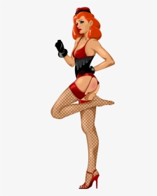 Transparent Stocking Clipart - Sexy Girl Illustration Png, Png Download, Transparent PNG