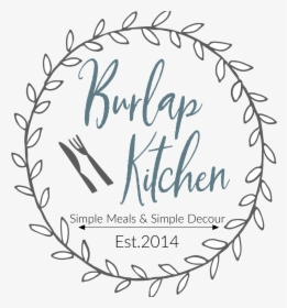 Logo For Burlap Kitchen - Affirmations For Caregivers, HD Png Download, Transparent PNG
