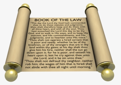 Scroll Of God's Law, HD Png Download, Transparent PNG