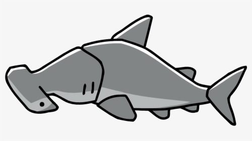 Transparent Hammerhead Shark Clipart - Scribblenauts Unlimited Fish, HD Png Download, Transparent PNG