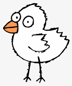 Tweety Bird Cartoon Black And White Clip Art - Birds Cartoon Black And White, HD Png Download, Transparent PNG