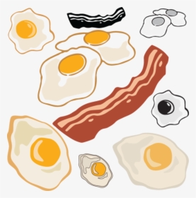 Transparent Bacon And Eggs Png - Bacon And Eggs Clipart, Png Download, Transparent PNG