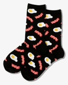 Women S Eggs And Bacon Socks   Class Slick Lazy Image - Hotsox, HD Png Download, Transparent PNG