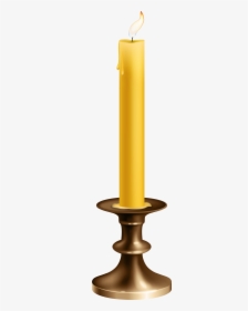 Bronze Candlestick Png Clip Art - Table, Transparent Png, Transparent PNG