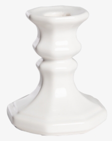 White Porcelain Candlestick - Baluster, HD Png Download, Transparent PNG