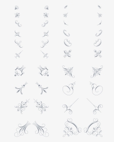 Luxurious Flourishes Vector Pack - Pattern, HD Png Download, Transparent PNG