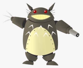 Totoro Robot , Png Download - Cartoon, Transparent Png, Transparent PNG