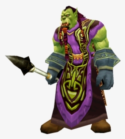 Transparent Orc Png - World Of Warcraft Warlock Character, Png Download, Transparent PNG