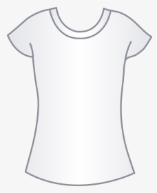 Womens White T Shirt Template - White T Shirt Template Women, HD Png Download, Transparent PNG