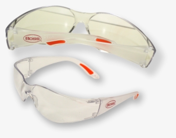 Boss® Wrap Around Safety Glasses Side Shields Clear - Glasses, HD Png Download, Transparent PNG