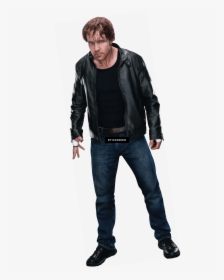 Dean Ambrose Leather Jacket Standing - Dean Ambrose Full Body Png, Transparent Png, Transparent PNG
