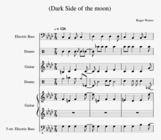 Dark Side Of The Moon Sheet Music, HD Png Download, Transparent PNG