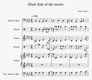 Dark Side Of The Moon Sheet Music, HD Png Download, Transparent PNG